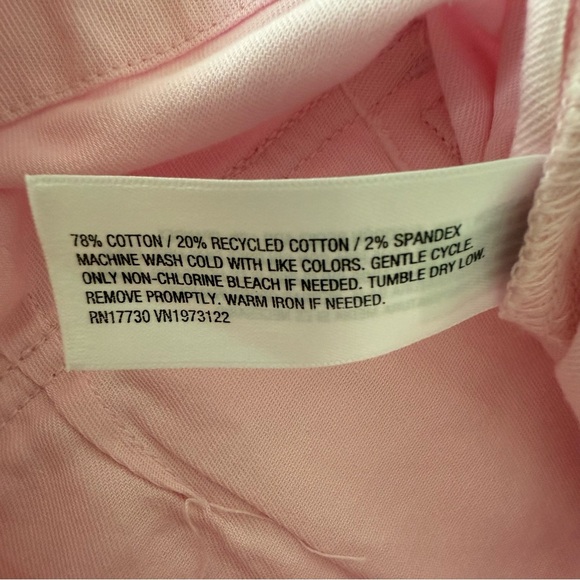 Universal Thread Cotton‎ Spandex PINK High-Rise Cargo Pants Women's 16 NEW - Picture 14 of 15